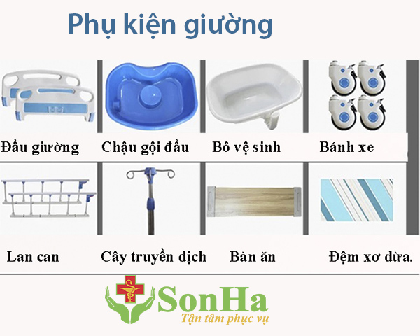phụ kiện giường bệnh nhân c41